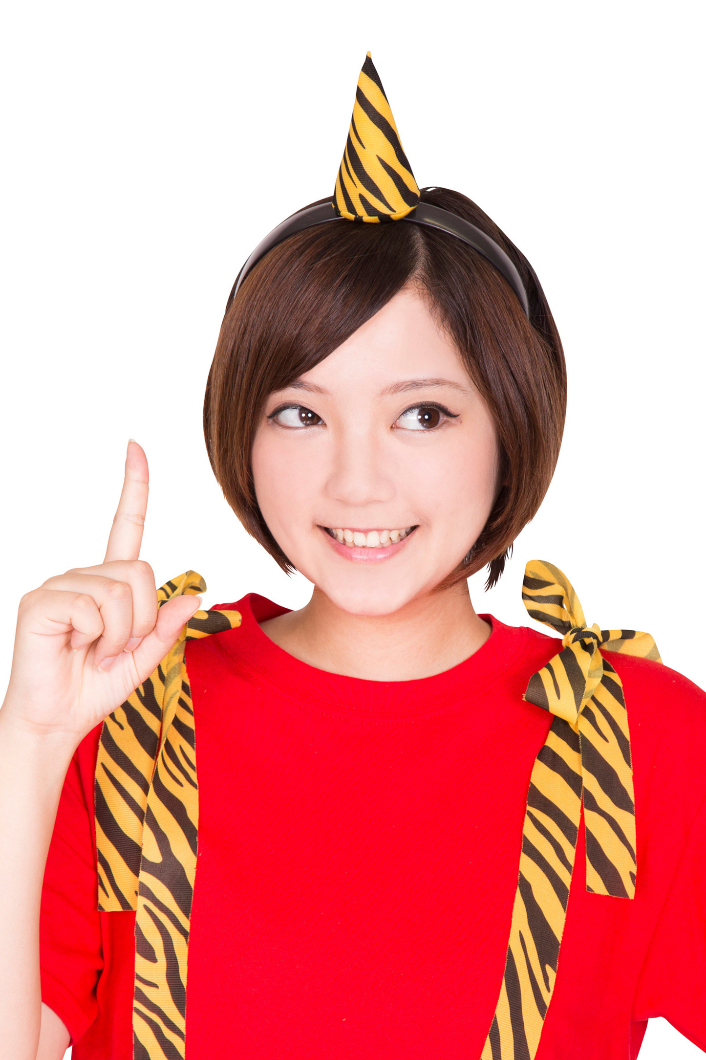 コスプレ 節分 鬼 カチューシャ 鬼カチューシャ 1本/2本ツノ 【クリアストーン】