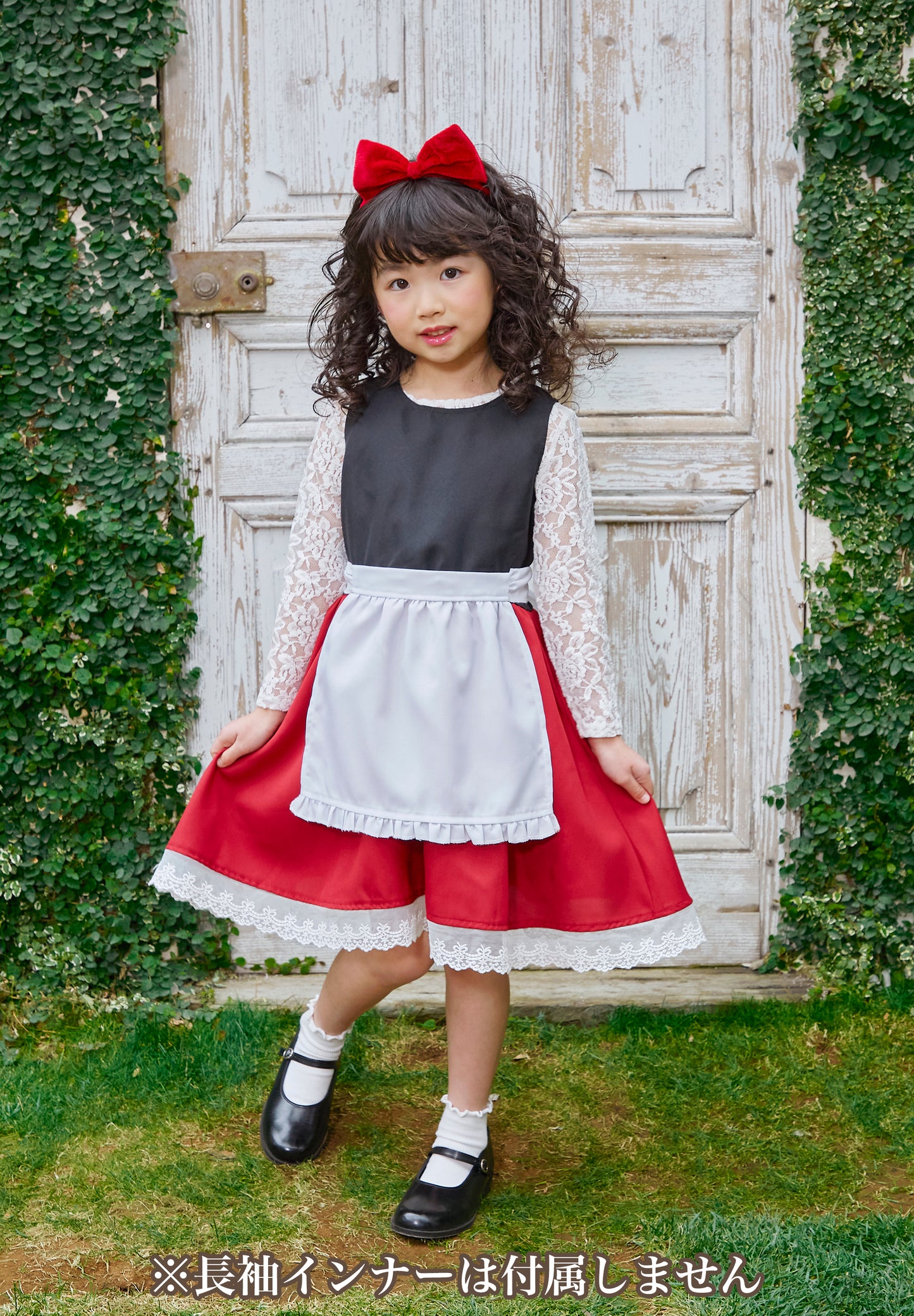 コスプレ キッズ こども 赤ずきん ハロウィン フォレストレッドケープガール 100cm/120cm/140cm レッド【クリアストーン】
