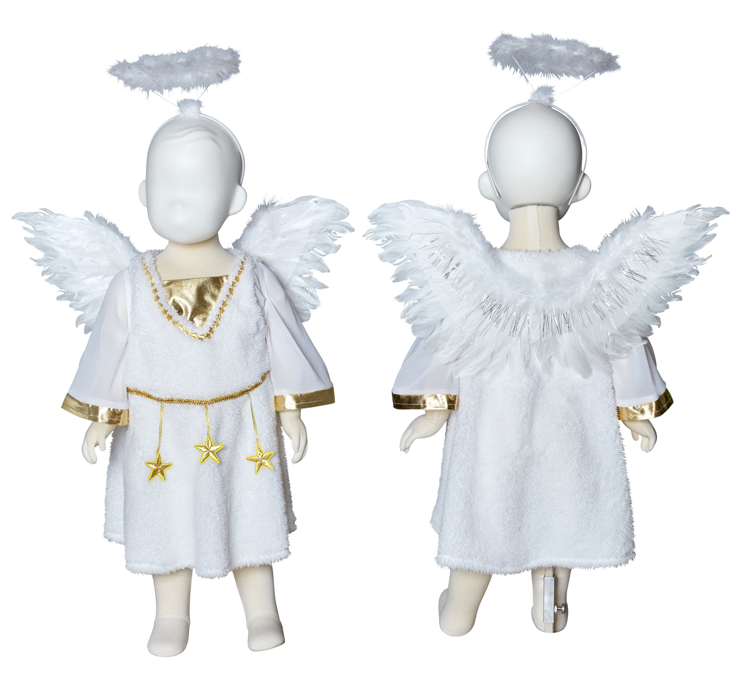 コスプレ ベビー 赤ちゃん 天使 エンジェル ピュアエンジェル 80cm ホワイト【クリアストーン】