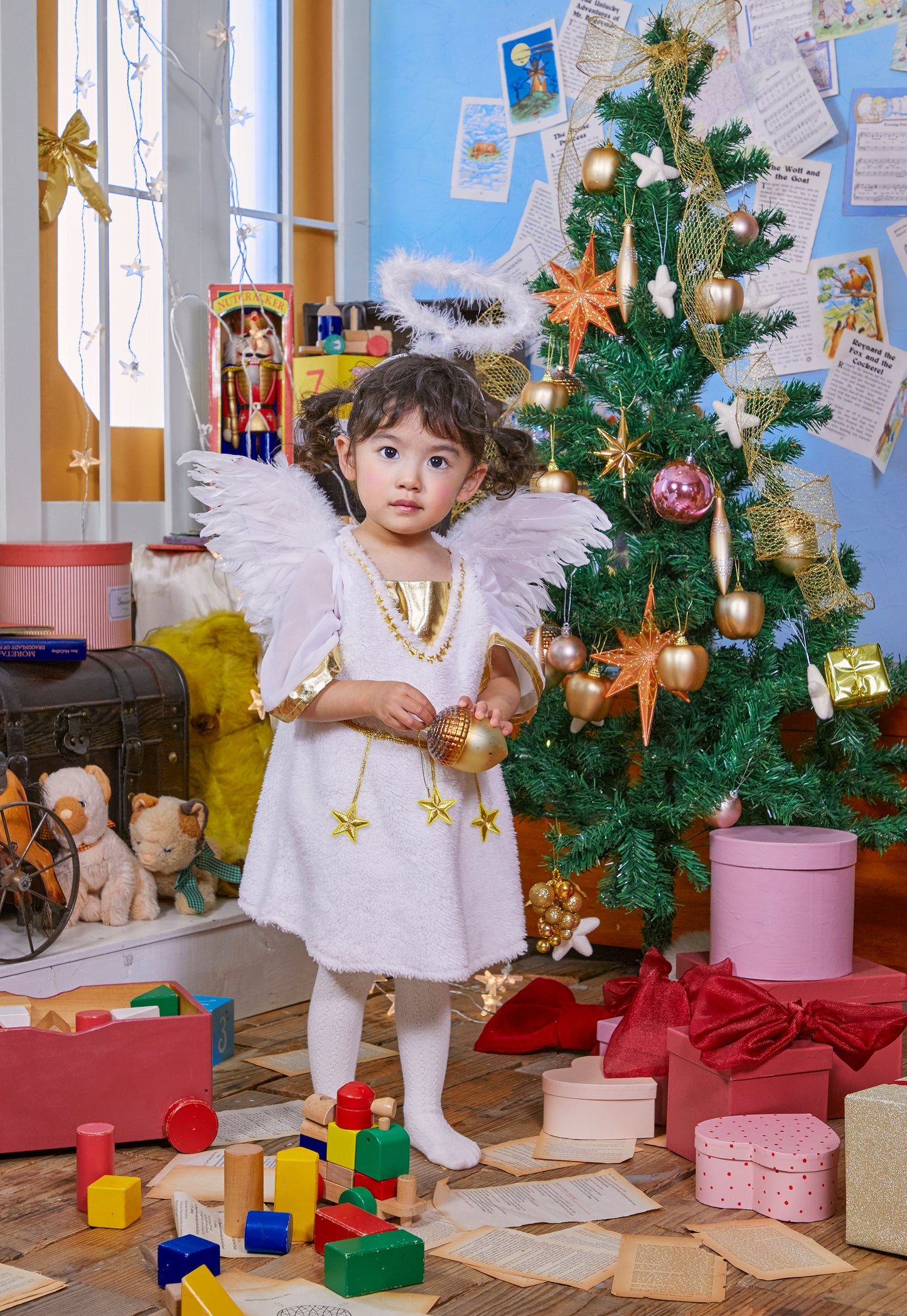 コスプレ ベビー 赤ちゃん 天使 エンジェル ピュアエンジェル 80cm ホワイト【クリアストーン】