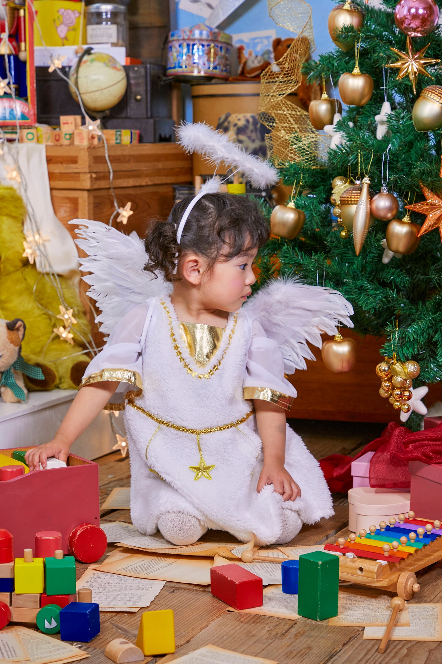 コスプレ ベビー 赤ちゃん 天使 エンジェル ピュアエンジェル 80cm ホワイト【クリアストーン】