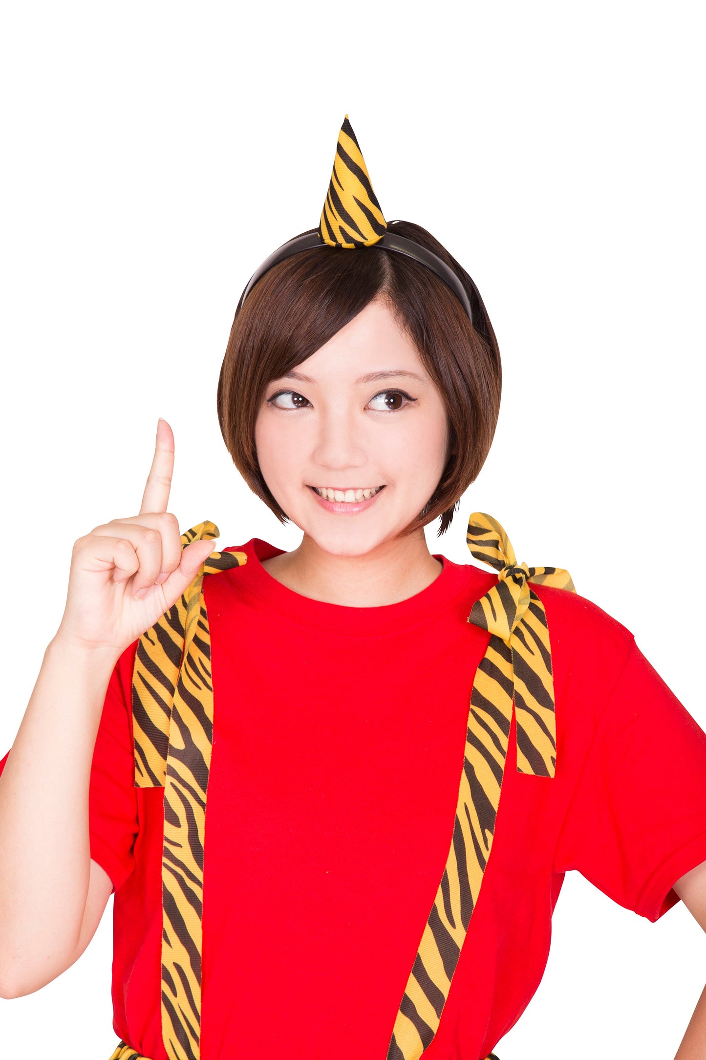 コスプレ 節分 鬼 カチューシャ 鬼カチューシャ 1本/2本ツノ 【クリアストーン】