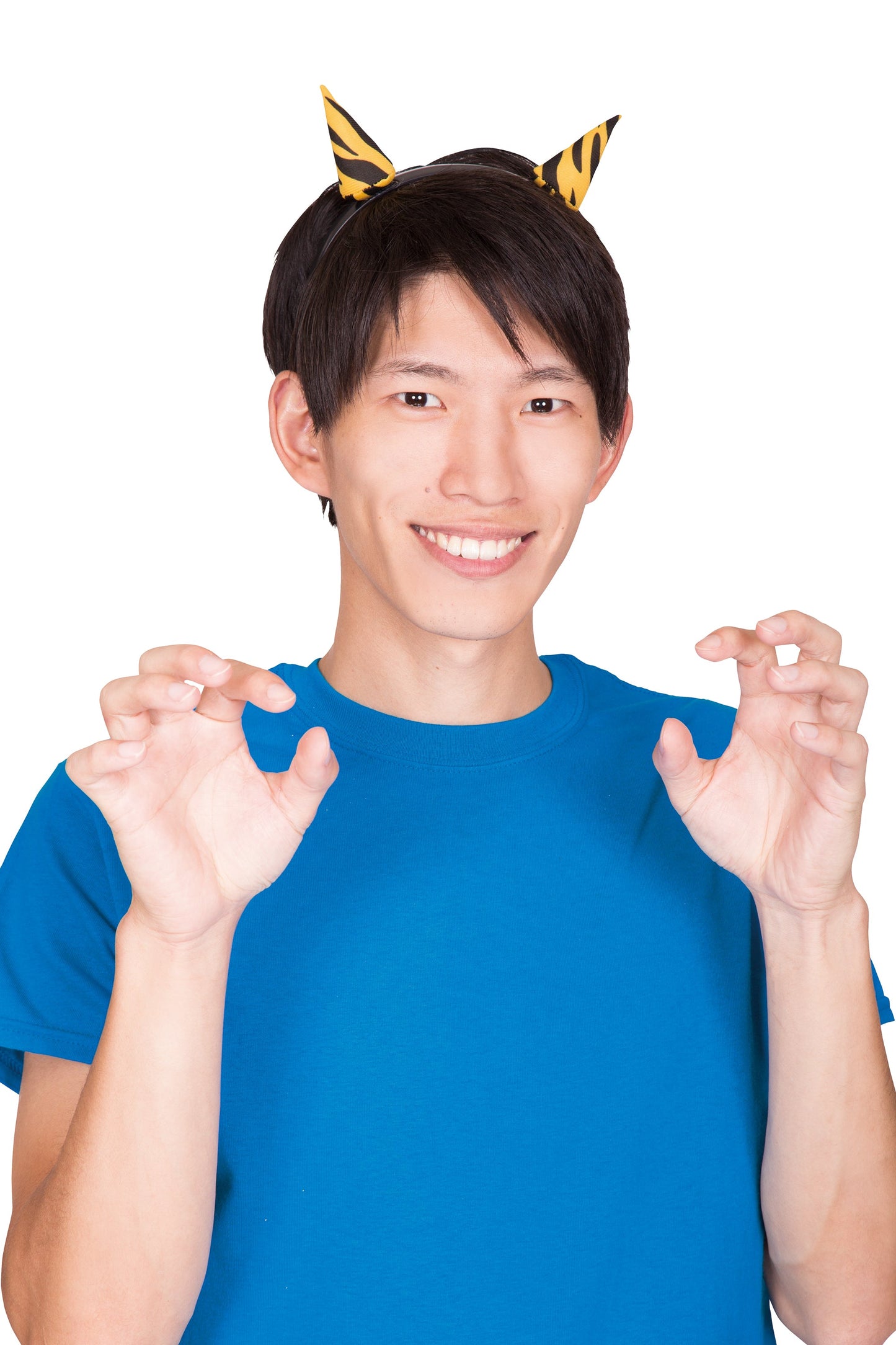 コスプレ 節分 鬼 カチューシャ 鬼カチューシャ 1本/2本ツノ 【クリアストーン】