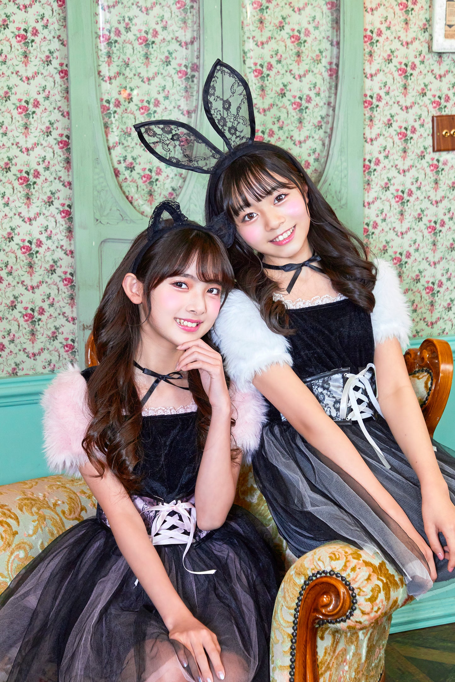 コスプレ ジュニア こども アニマル うさぎ COSCHU! バニララビット 140~150cm ホワイト【クリアストーン】