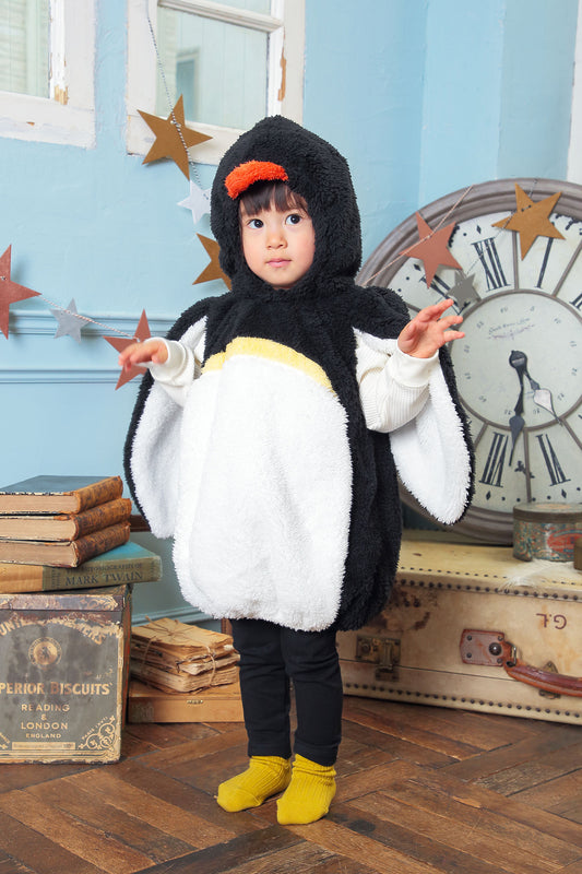 コスプレ ベビー 赤ちゃん ペンギン マシュマロベビー マシュマロペンギン 80cm ブラック【クリアストーン】