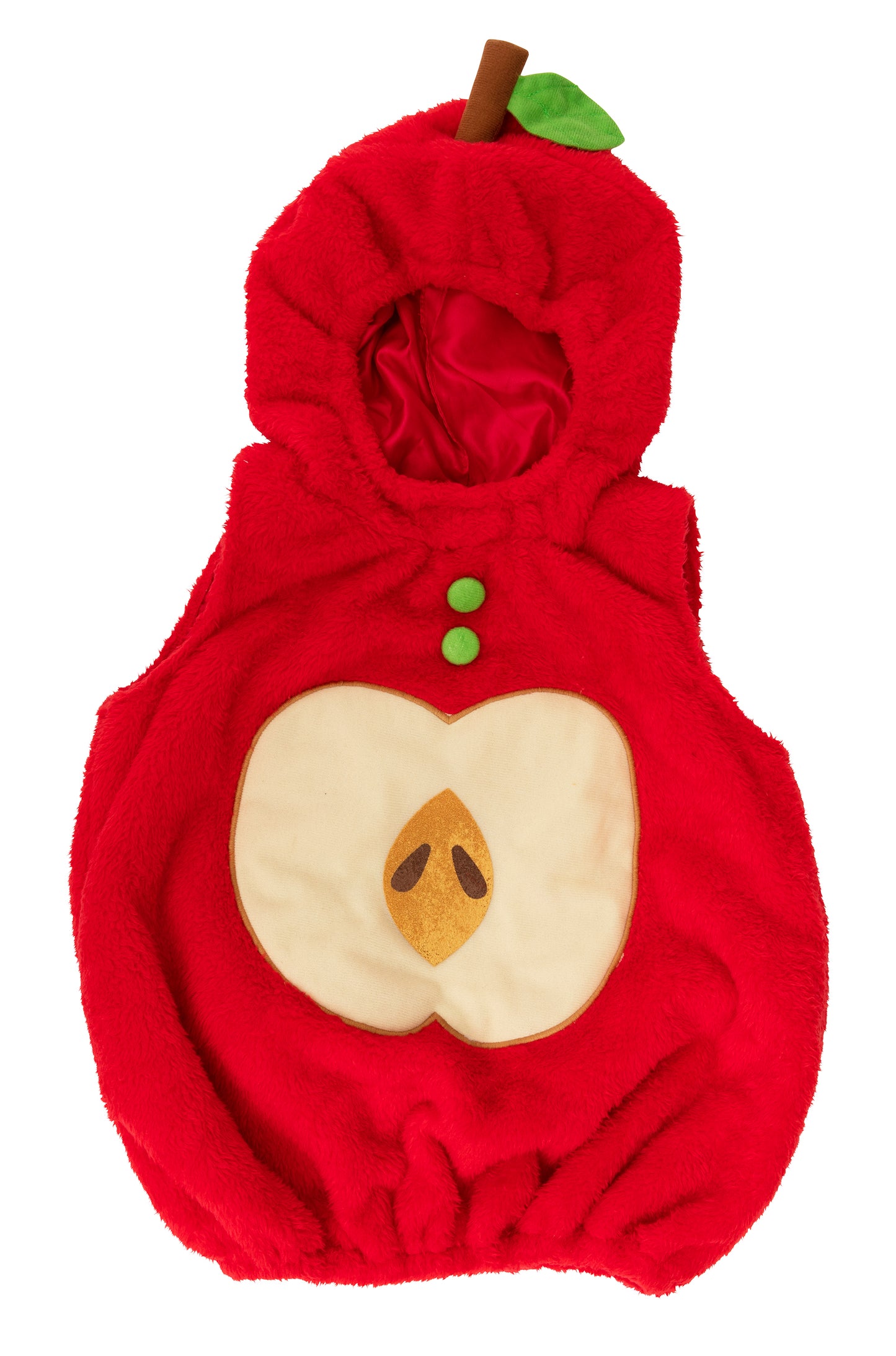 コスプレ 赤ちゃん フルーツ 食べ物  マシュマロベビー  マシュマロりんご ベビー 80cm レッド【クリアストーン】