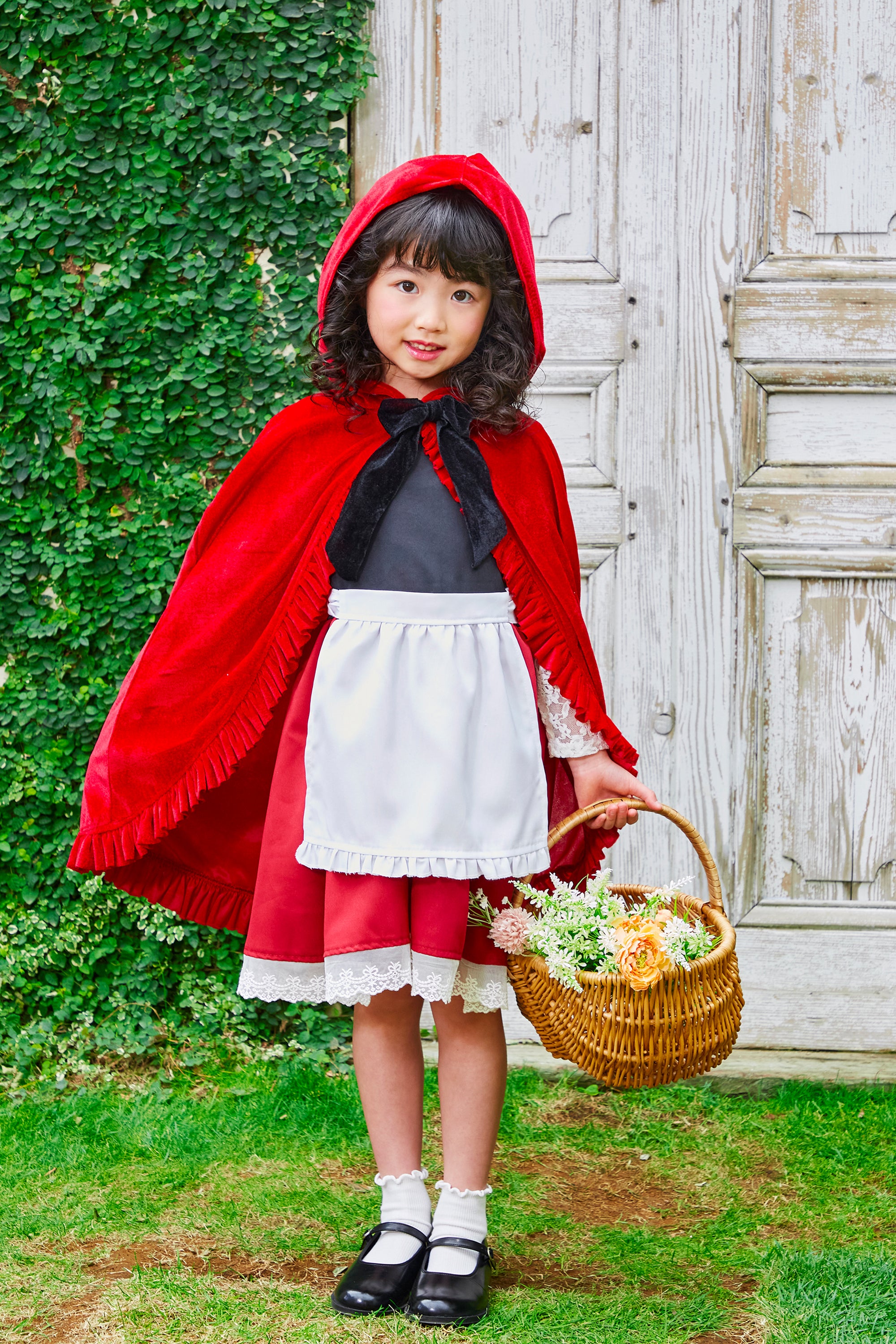 赤ずきん ハロウィン ワンピース コスプレ 仮装 子ども 赤ちゃん 110