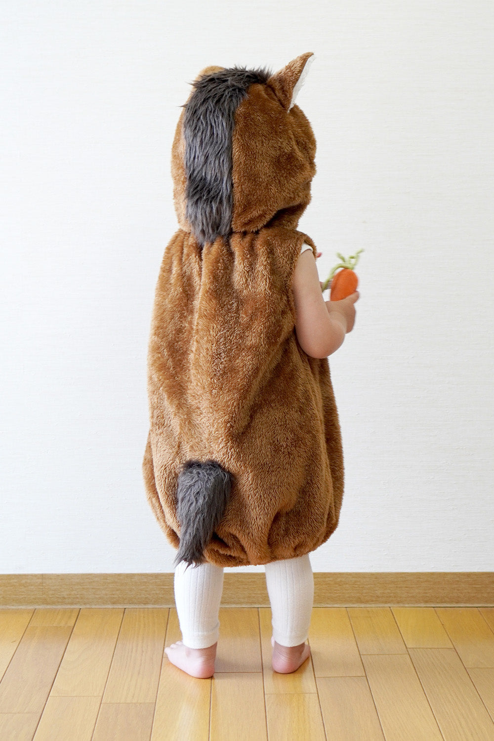 New] コスプレ 正月 干支 動物 マシュマロお馬さん ベビー 80cm