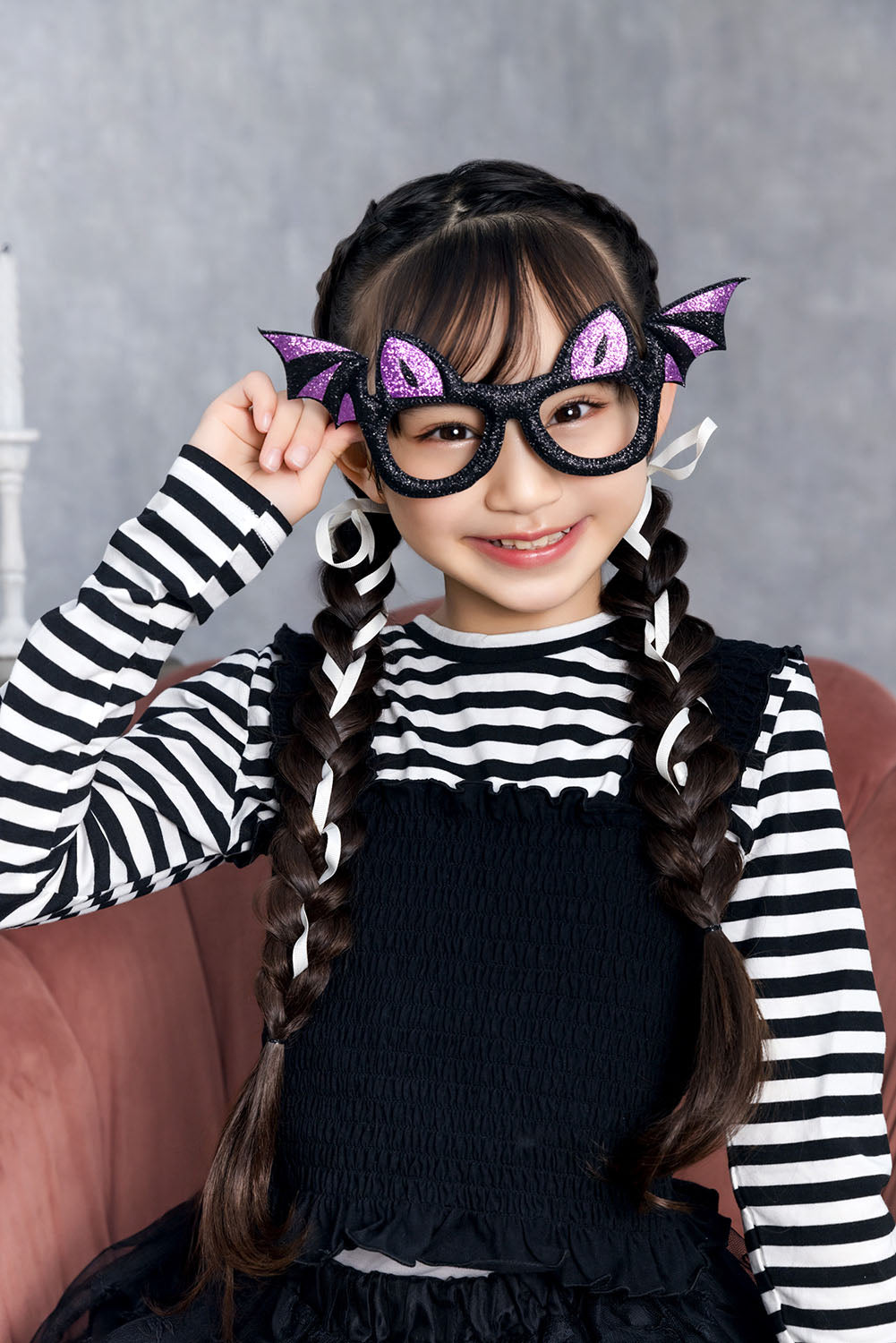 [New] コスプレ小物 アニマル かぼちゃ ハロウィン メガネ キッズ フリーサイズ 【クリアストーン】