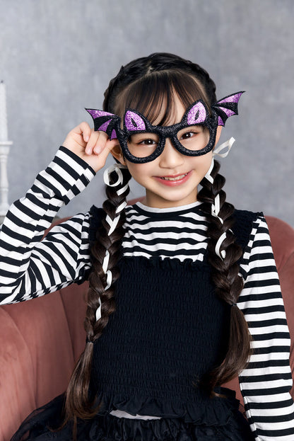 [New] コスプレ小物 アニマル かぼちゃ ハロウィン メガネ キッズ フリーサイズ 【クリアストーン】