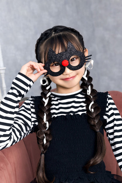 [New] コスプレ小物 アニマル かぼちゃ ハロウィン メガネ キッズ フリーサイズ 【クリアストーン】