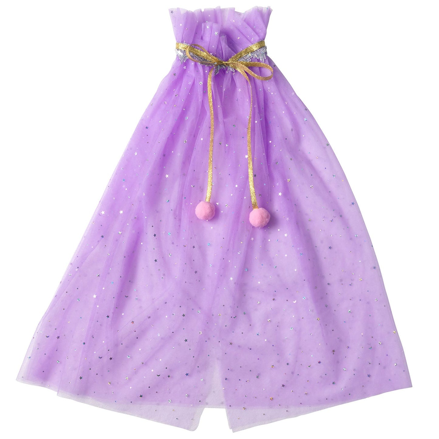 [New] コスプレ小物 ハロウィン ファンタジースターマント キッズ ピンク/ブルー/パープル/レインボー【クリアストーン】